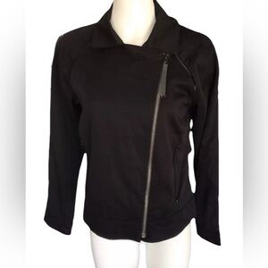 Lululemon Soft Summer Jacket Black / All Court Texture Deep Coal Black Size 6